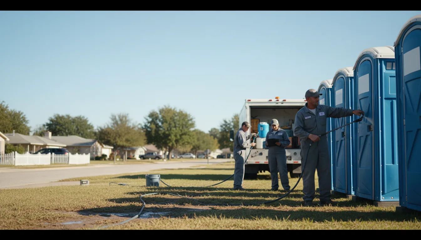 Long-Term Portable Toilet Rental in Sidney, MI near me